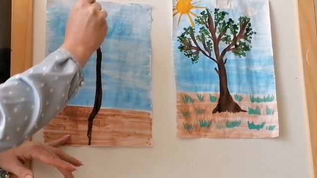 Рисование дерева смотреть онлайн
