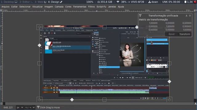 Transformação Unificada no Gimp 2.10 смотреть онлайн