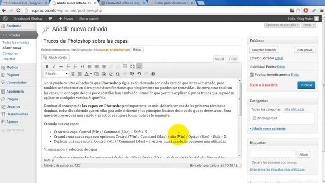 Como Crear Categorías En WordPress Y Publicar Artículos