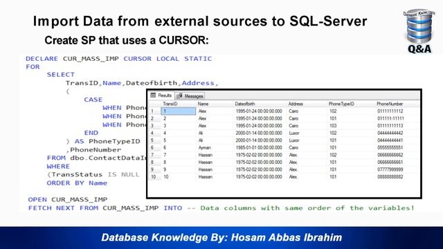 External Data Import смотреть онлайн