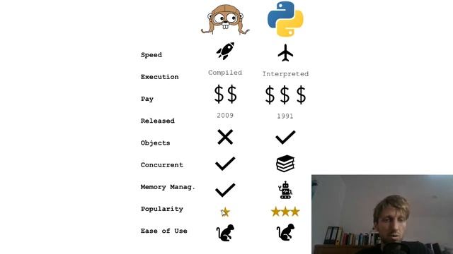 Python vs Go - Which Programming Language Should You Choose in 59 seconds? смотреть онлайн