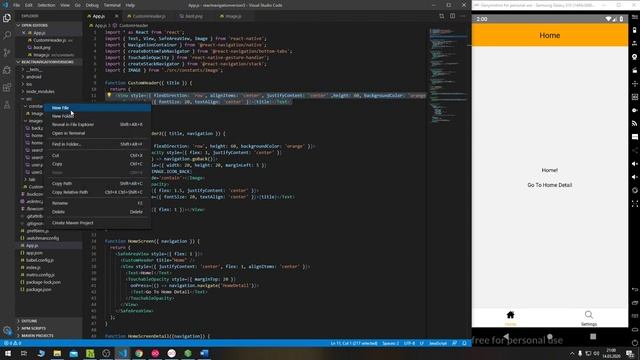 Ders 9 ( React Navigation V5 - Top Tab Stack )- React Native ile mobil uygulama geliştirme eğitimi. смотреть онлайн
