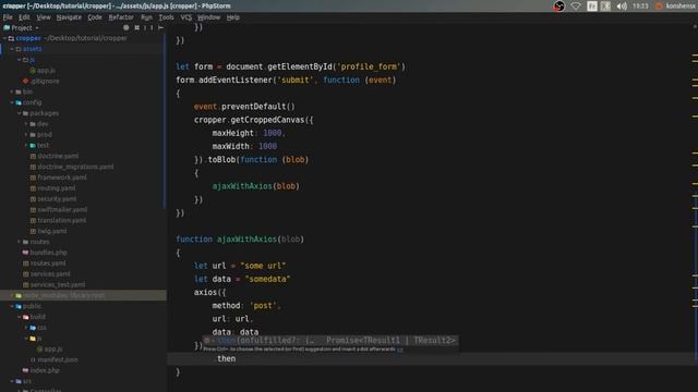 Symfony 4 : Crop and Upload images using CropperJS (AJAX) смотреть онлайн