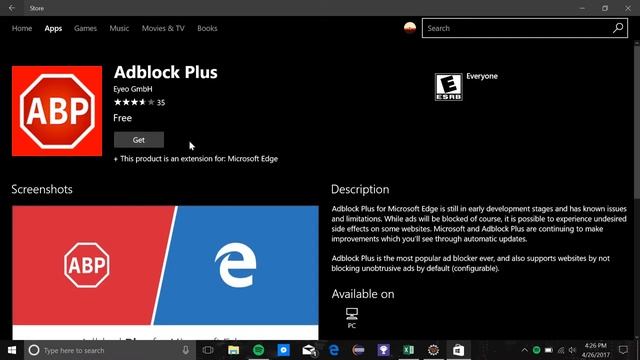 How to Install Adblock for Microsoft Edge смотреть онлайн