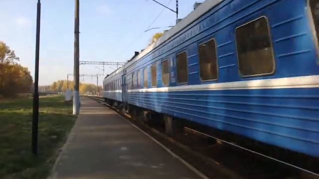 ТЭП70БС-010 с поездом №648Б Минск-Гомель. смотреть онлайн