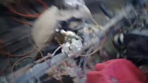 Снятие лобовины 4м40  Mitsubishi Pajero