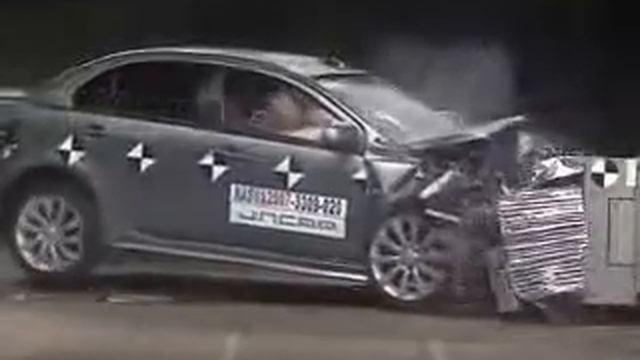Краш тест Mitsubishi lancer X смотреть онлайн