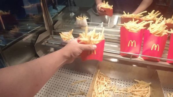 McDonald's POV Lunch Rush Fries Station