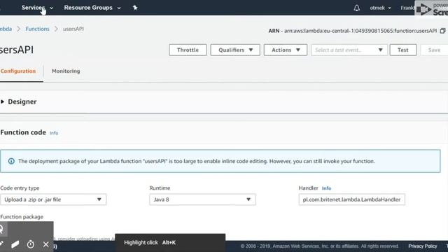How to create AWS Lambda Java8. Spring Boot REST API as a proxy to RDS MySQL Database. смотреть онлайн