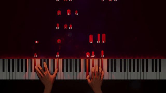 Jaws Main Theme Piano Tutorial смотреть онлайн