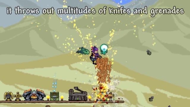 Terraria Zenith But KNIFE???    Zenith Throwing Weapon Mod Review