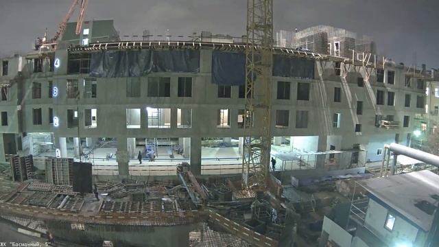 Таймлапс Басманный 5. Неделя 23 окт. - 30 окт. 2016 г. Камера 2 смотреть онлайн