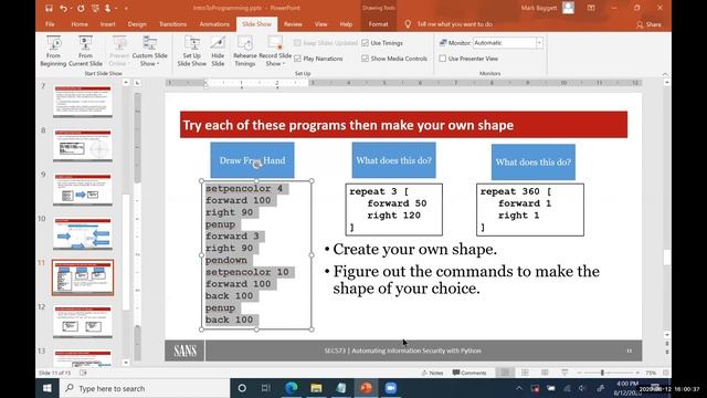 Introduction to Programming Workshop - SANS Cyber Camp смотреть онлайн