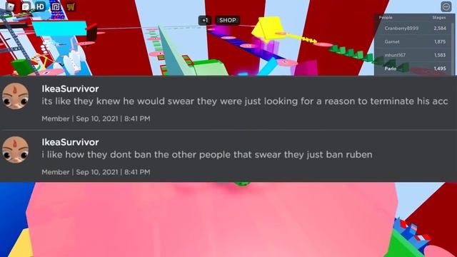 ROBLOX YouTuber Ruben Sim was BANNED... (Roblox Voice Chat Drama) смотреть онлайн