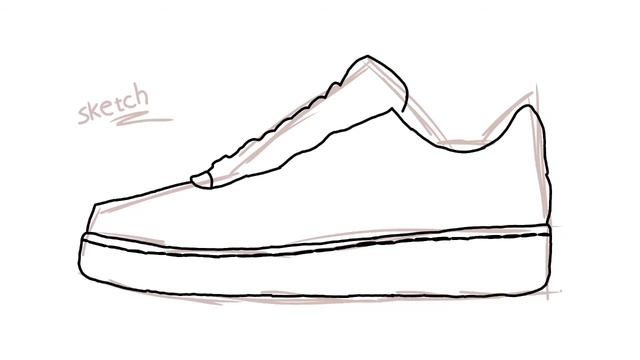 How to draw a sneakers Nike | Drawing sneakers Nike step by step смотреть онлайн