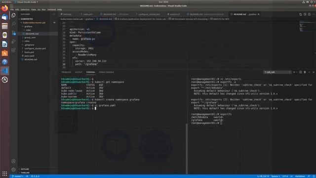 How to Use Persistent Volumes with NFS in Kubernetes + Grafana смотреть онлайн