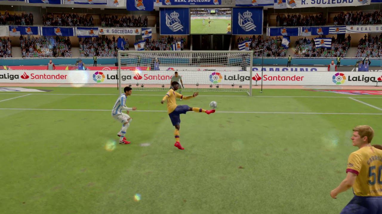 FIFA 20 навес,пас головой и гол.