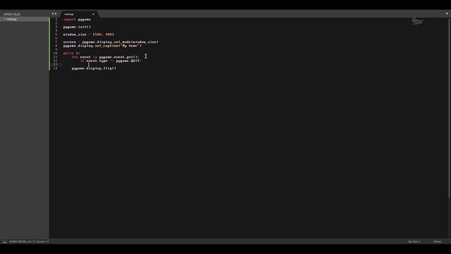 Основы Pygame [1/5] | Создание игр на питон смотреть онлайн