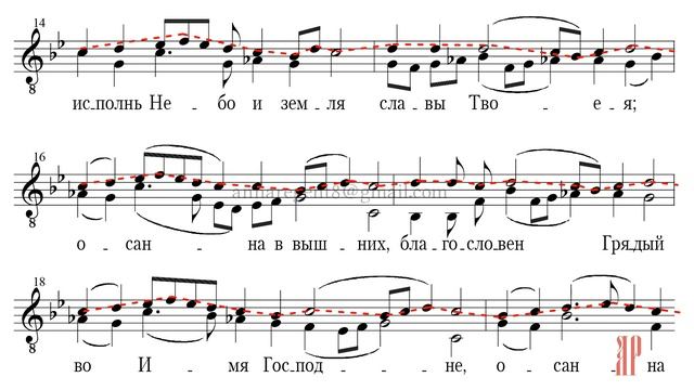 МИЛОСТЬ МИРА муз. С. Трубачева - Сопрановая партия