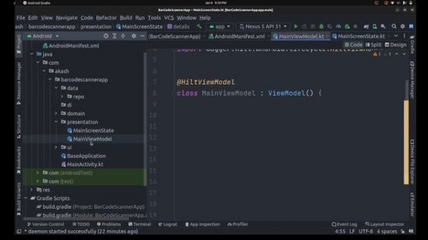 Qrcode & Barcode Scanner App Using Jetpack Compose || Clean Architecture || Google Code Scan Api