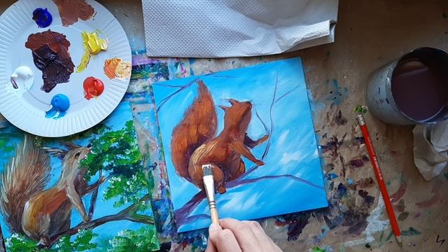 БЕЛОЧКА |Как нарисовать настоящую просто? смотреть онлайн