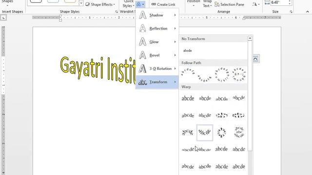 About Shape Format in MS Word | GIT Education смотреть онлайн