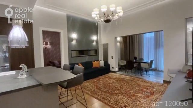 Стиль и комфорт: 105 кв.м в аренду. 3 комнаты. ЖК Садовые Кварталы смотреть онлайн