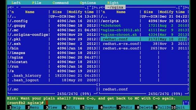 RHEL / CentOS Linux Install GNU Midnight Commander Tutorial смотреть онлайн