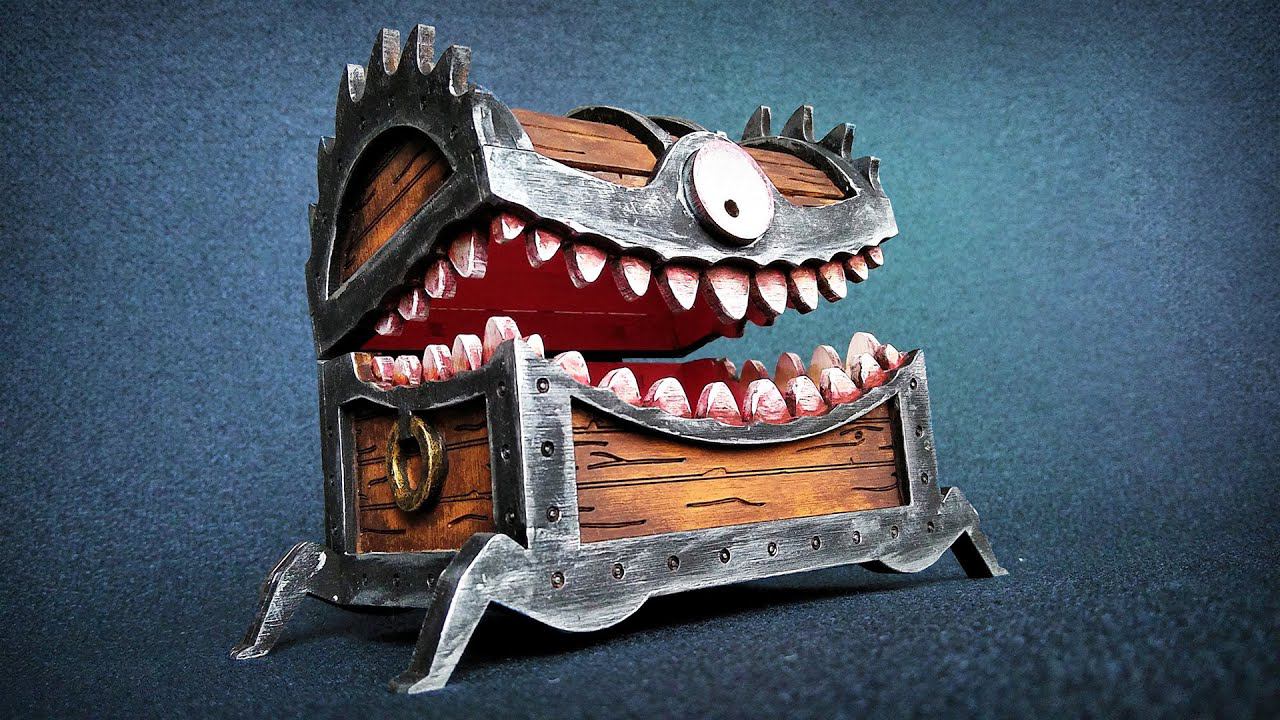 Сундук Мимик - Сборная модель - Шкатулка