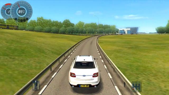 City Car Driving Ford Fusion Sport Edition 80% Traffic HD смотреть онлайн
