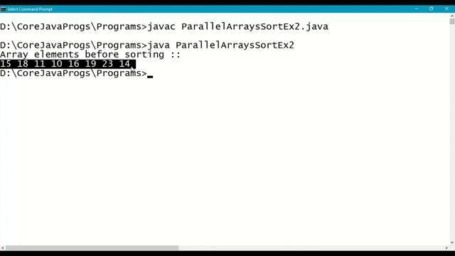 Java Parallel Array Sorting with Comparator Interface || Java Arrays class|| java.util.Arrays|| #34 смотреть онлайн