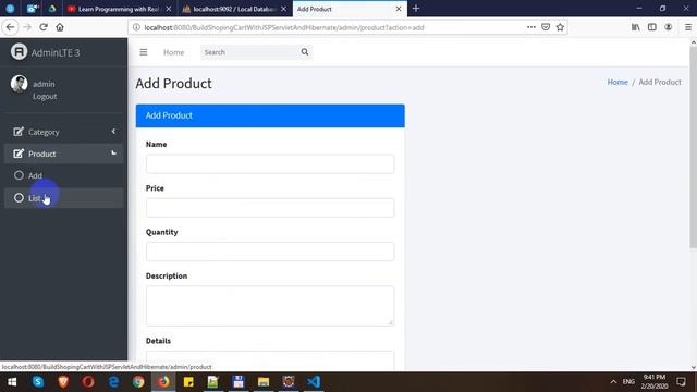 Build Completed Ecommerce with JSP-Servlet and Hibernate - Part 15 - Product Image Management смотреть онлайн