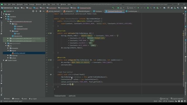 Android Studio | Calories Count Application using SQLite Database | Part 3 #AndroidStudio # Android смотреть онлайн