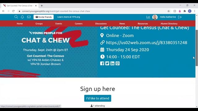Alumni Portal How-To | Events смотреть онлайн