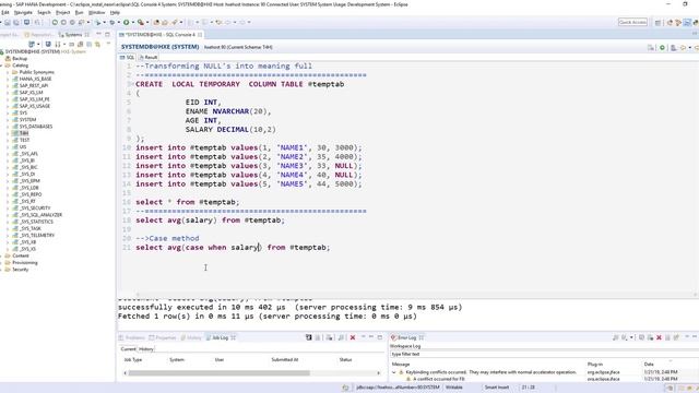 Transforming NULLs into meaning full смотреть онлайн