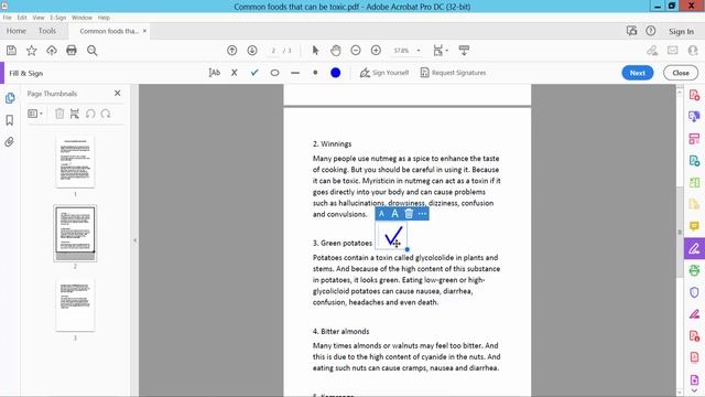 How to add a Tick Symbol in a PDF (fill and sign) using adobe acrobat pro dc смотреть онлайн