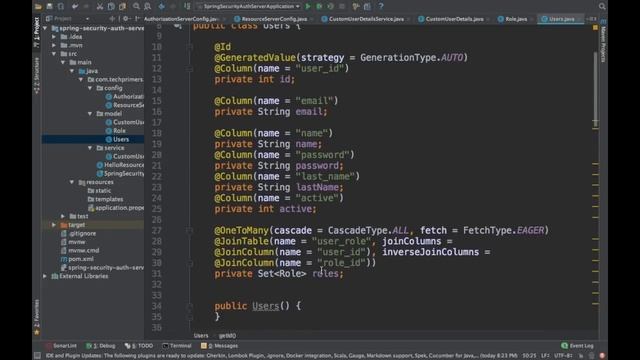 Spring Security using OAuth2 with MySQL Database in Spring Boot | Tech Primers смотреть онлайн