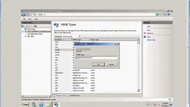 How to use and work with MIME types on a Windows 2008 R2 server смотреть онлайн