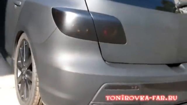 Тонировка фар, тонирование оптики пленкой. Чёрные фары смотреть онлайн