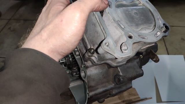 Suzuki DRZ400SM ремонт двигателя