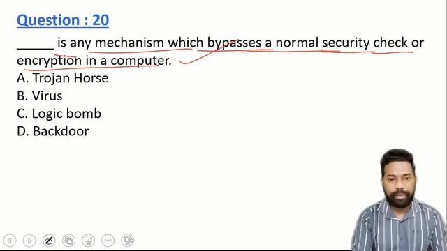 50 PRACTICE MCQ || Computer Security || OSSSC RI, ICDS, ARI, LI, FORESTER, FG || By Sunil Sir смотреть онлайн