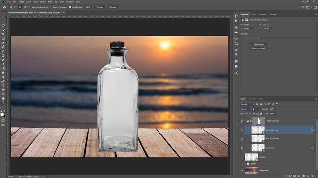 The BEST WAY To Select and Mask GLASS (or Transparent Objects) in Photoshop! смотреть онлайн