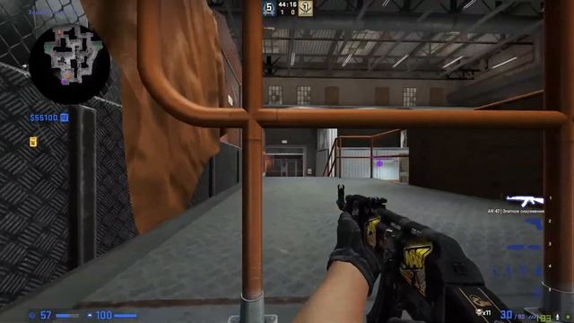 Нашёл все баги и подсадки на новой карте "Grind" в CS:GO смотреть онлайн