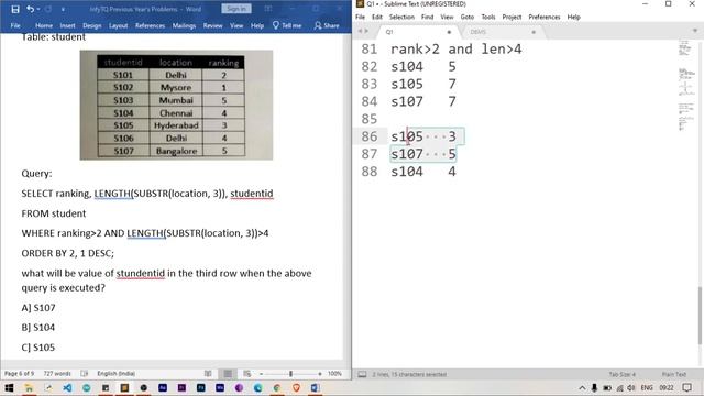 InfyTQ previous year's DBMS MCQs in Qualifier Round | InfyTQ 2022 Batch | InfyTQ Preparation смотреть онлайн