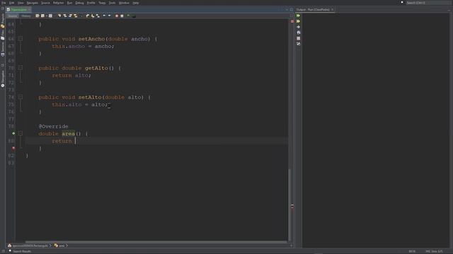 Java Ejercicio: 456 Crear una Jerarquía de Herencia a partir de una Clase Abstracta de Figuras смотреть онлайн