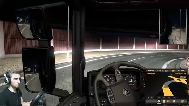 СТРИМ|ETS 2 MP|+РУЛЬ LOGITECH MOMO RACING + Вебка не hd ( | смотреть онлайн