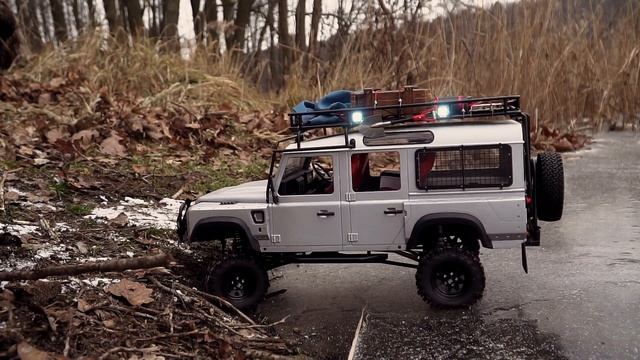 Custom 1:10 scale Kahn Defender D110 / RC4WD Gelande 2 Limited Edition - - WINTER Test Run смотреть онлайн