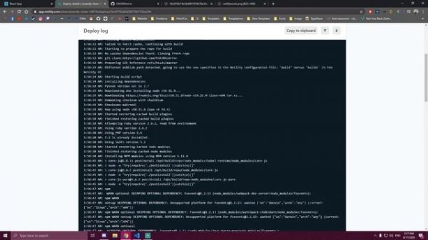 Command failed with exit code 1: npm run build - Netlify fix 2020