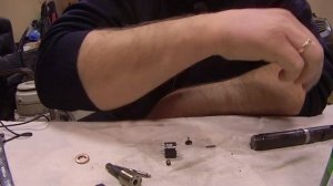 Разборка форсунки Delphi двигателя 4D20