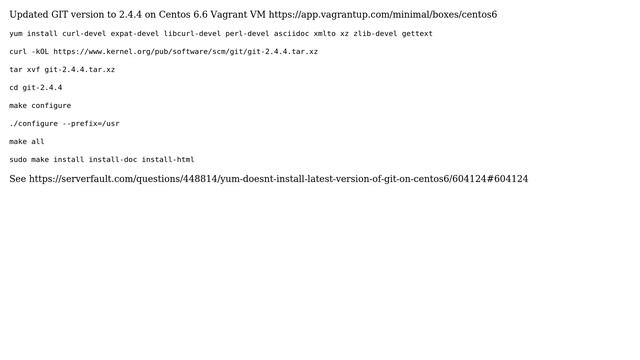 Unix & Linux: How to update git in centOS 6? (2 Solutions!!) смотреть онлайн